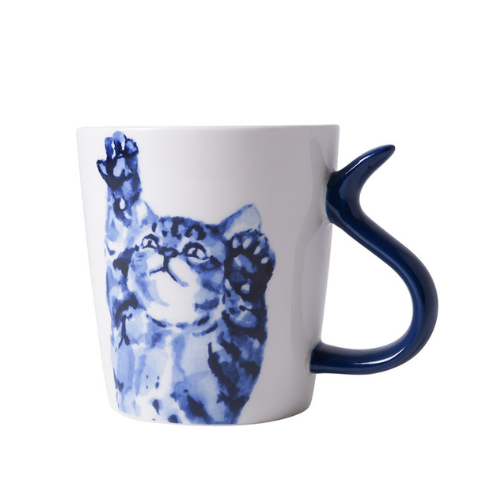 Heinen Delfts Blauw kattenmok